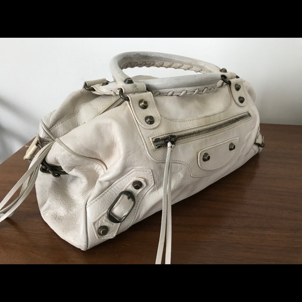 Balenciaga Twiggy Satchel - Off White